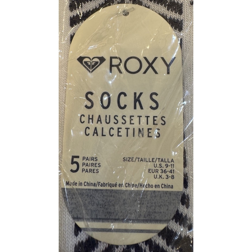 Roxy Women's Low Cut Socks 6 Packs Of 5-Pair Pack 30 Pairs Size 9-11